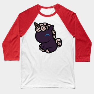 Fluff, The Tooniefied Unicorn Baseball T-Shirt